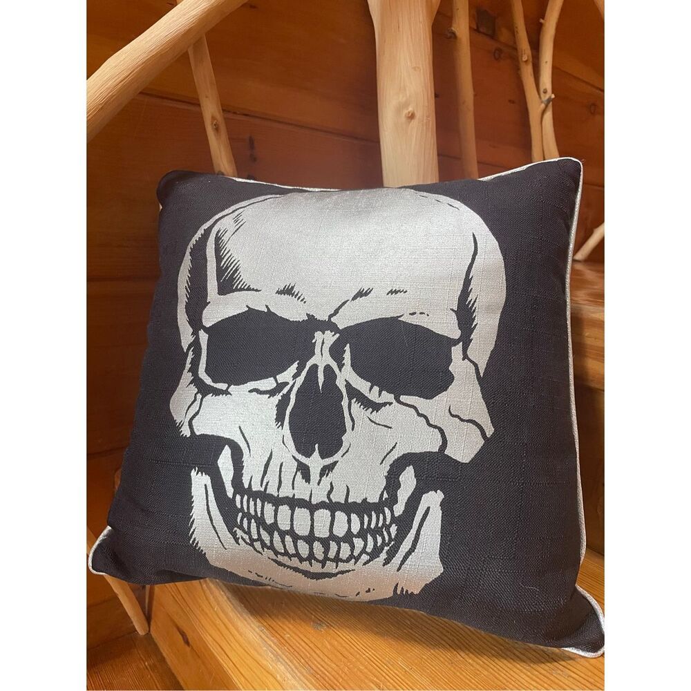 Halloween Skull Pillow